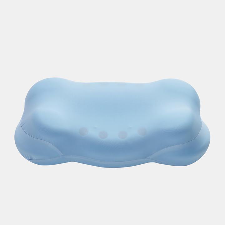 小蓝云朵颈椎枕 软回弹磁石玉石枕头