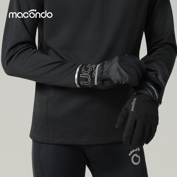 原创单品｜马孔多二合一防风加绒跑步手套4代吸湿排汗食拇指可触屏