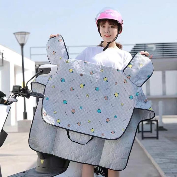 电动车挡风被夏季防晒防水摩托托小型遮阳防风雨罩春秋薄款夏天