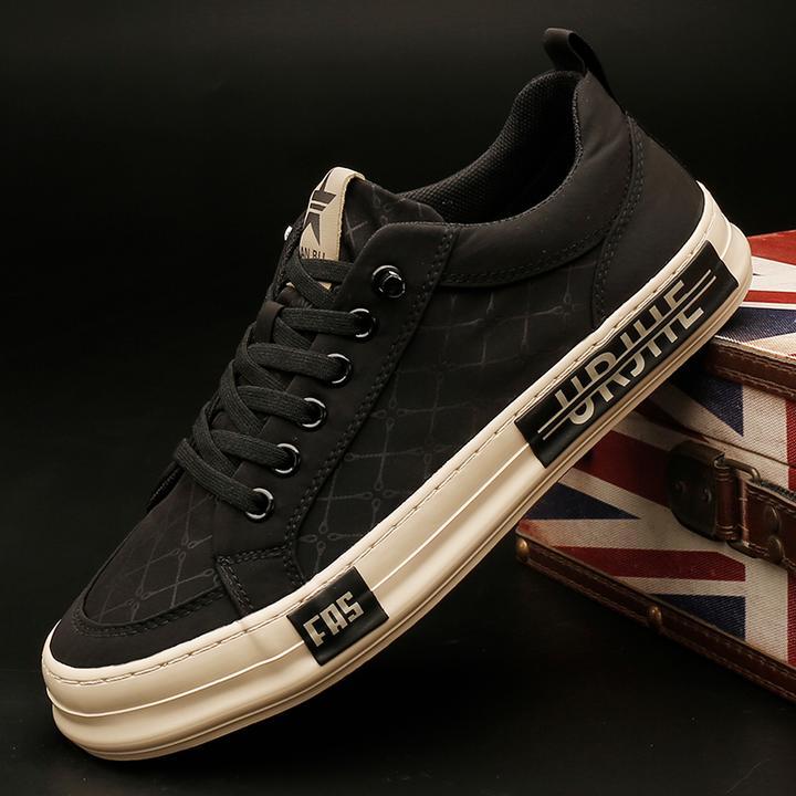 25127 男鞋春季新款帆布鞋时尚百搭透气潮鞋男士低帮软底休闲鞋