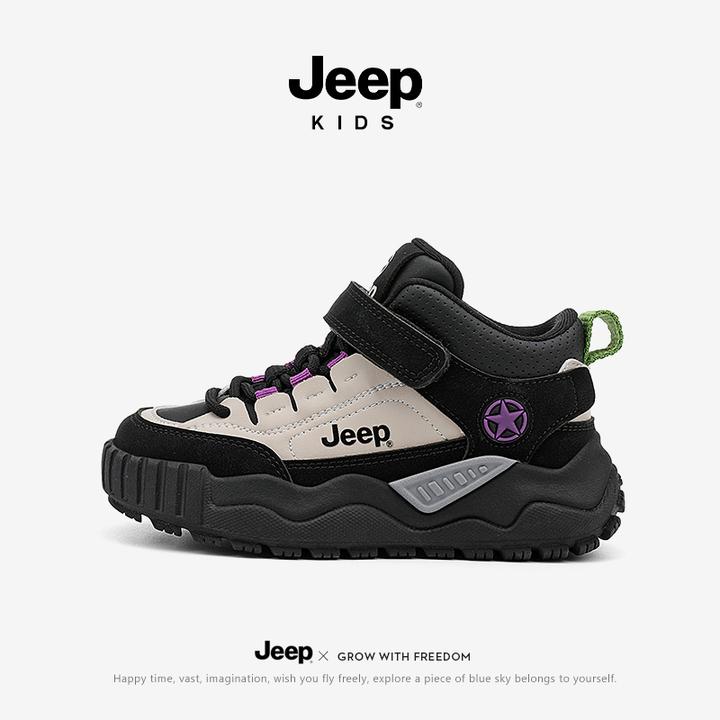 jeep男童板鞋2025秋季新款男孩儿童运动鞋青少年女童户外休闲鞋子