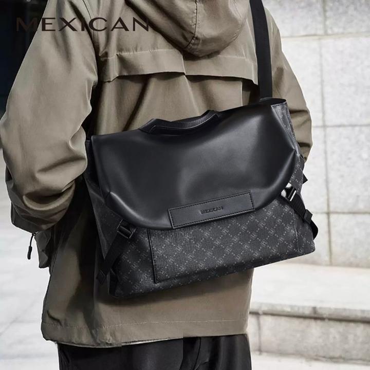 香港潮牌男士包街头潮流时尚男款大容量斜挎单肩包外出便携包美式