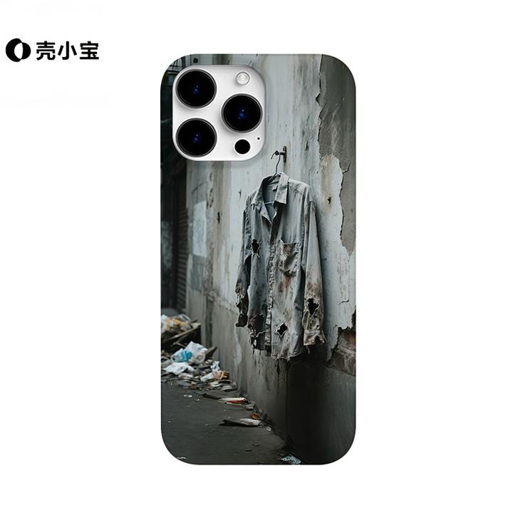 破烂衬衫适用苹果16promax/iPhone14pro小众15pro个性13/12手机壳