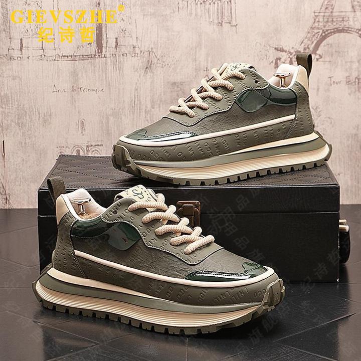 纪诗哲潮牌男鞋夏季新款时尚休闲鞋潮流透气老爹鞋小众百搭阿甘鞋