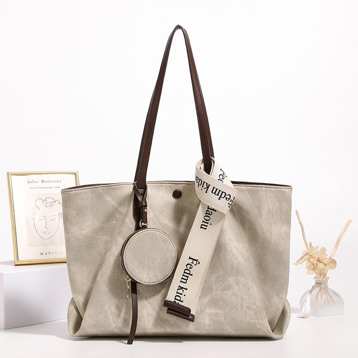 网红百搭包包女款松弛感腋下包通勤大包时尚质女士大容量单肩PU