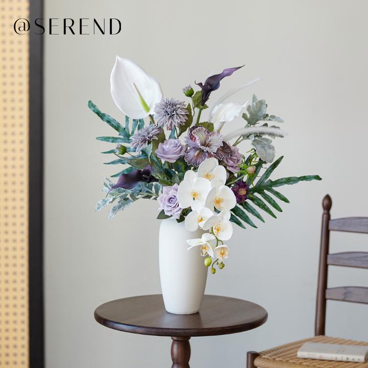 雾弥冬音-氛围感客厅玄关餐桌卧室手捧花仿真花假花装饰摆设摆件
