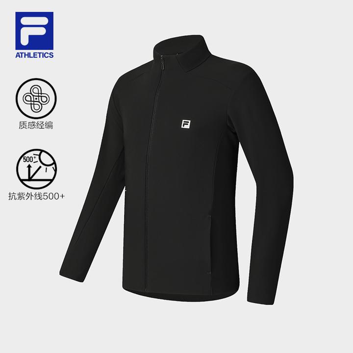 Fila/斐乐【专业户外】男运动抗紫外线立领针织上衣外套A61M531501F