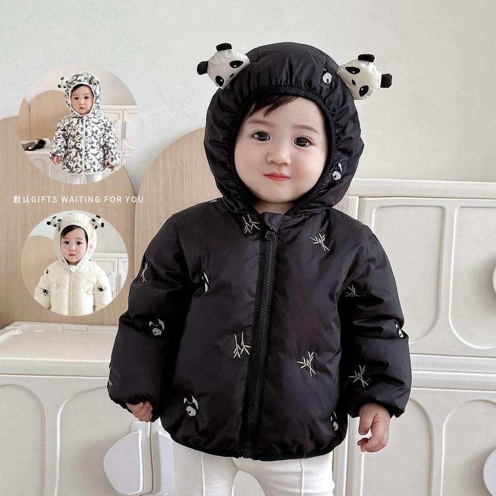 班纳之家男女宝宝中性款加厚90白鸭绒羽绒服外套儿童冬季外套衣服