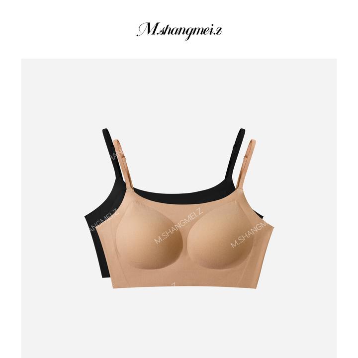 M.SHANGMEI.Z/沐熙美大哥一片式无痕舒适抹胸背心吊带X072707
