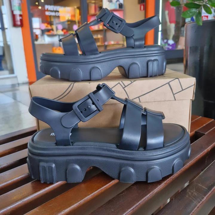 露思同款巴西进口正品香香鞋罗马鞋松糕厚底果冻鞋夏季女凉鞋休闲