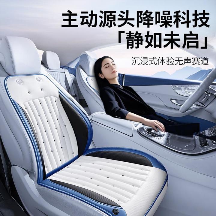 点烟器接口夏季汽车座椅通风坐垫高级风机带风扇吹风座垫降温凉垫