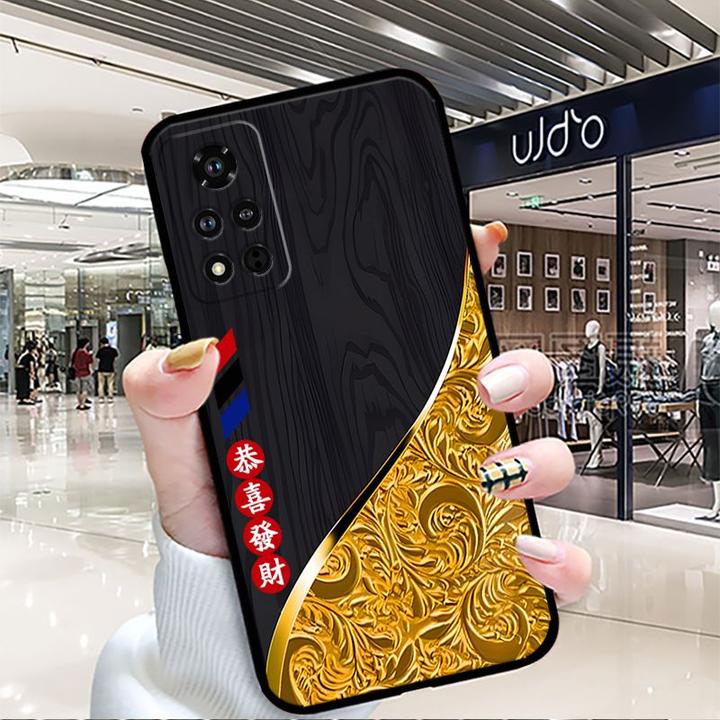 适用荣耀V40手机壳YOK-AN10保护套硅胶中国风女新款全包边男防摔