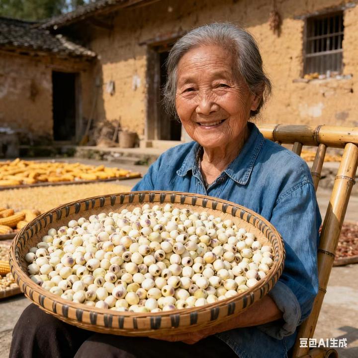 农家自种去芯白莲新货粉糯适合煲汤煮粥的滋补原料