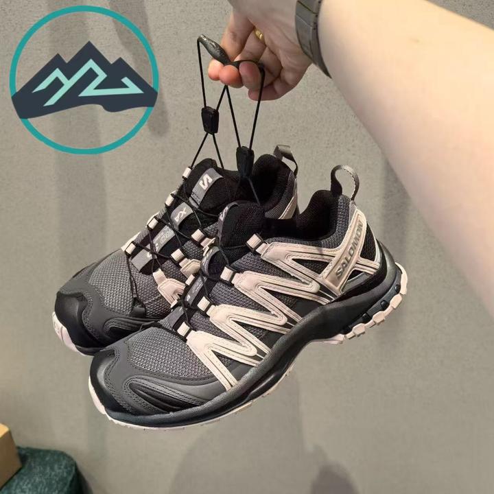 【8月新款】SALOMON萨洛蒙XA PRO 3D 百搭耐磨跑步鞋 粉灰色491841