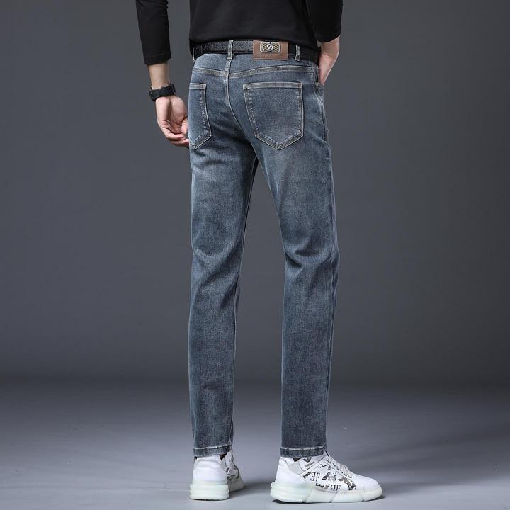 臣吾2025秋季新款欧版时尚男士百搭休闲软弹力商务牛仔裤