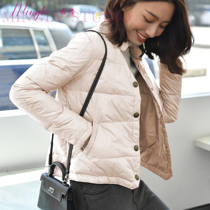 薄款时尚羽绒服女2025冬季新款小个子时尚洋气轻薄不臃肿时尚外套