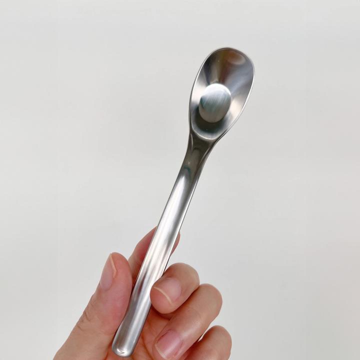 316不锈钢元宝勺创意幼儿园小孩勺子可爱小号汤勺不锈钢喂饭勺