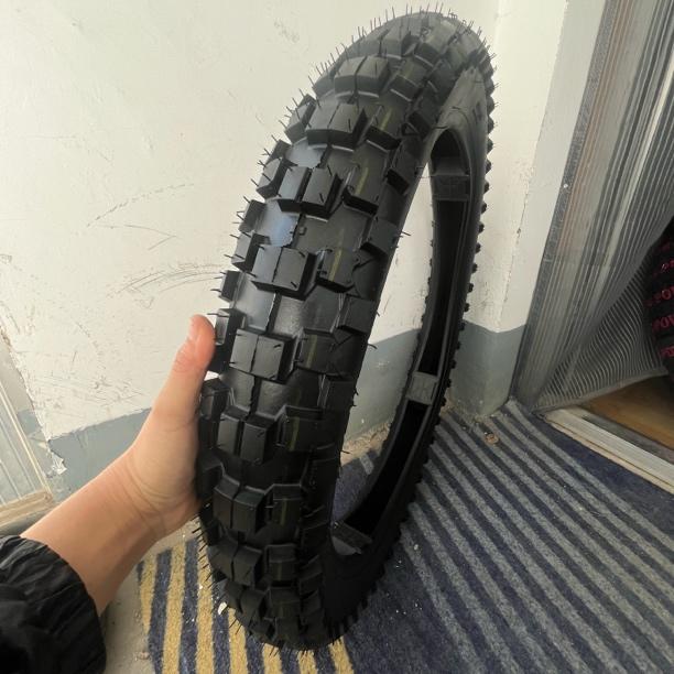 90/100-21寸越野摩托车专用前轮胎山地花竞技加厚防滑耐磨内外胎