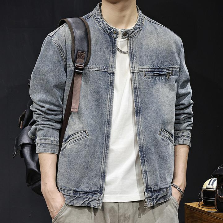 MR.MUDI/穆迪先生秋季2025新款牛仔外套男士长袖美式潮牌休闲衣服