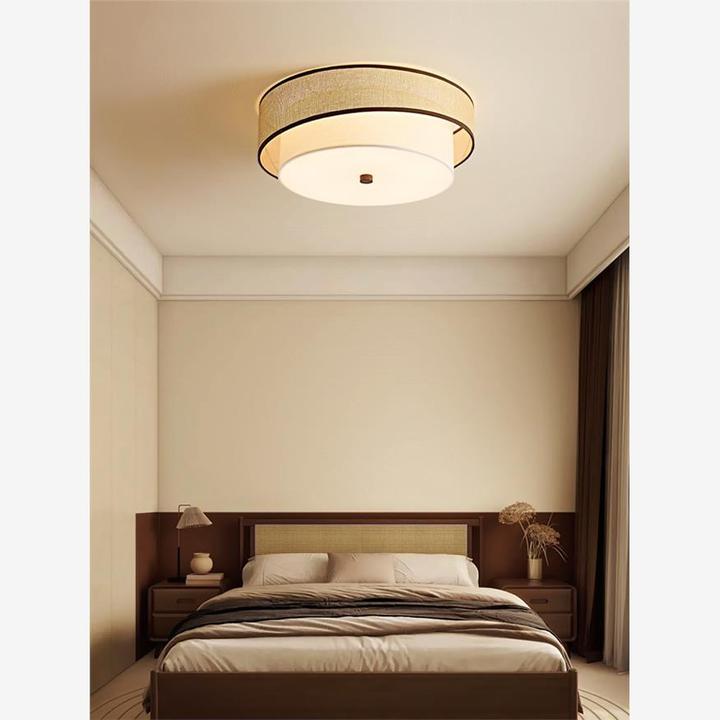 2025新款卧室吸顶灯中古风新中式宋代美学灯具复古禅意主卧灯具