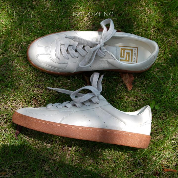 BAFOKENG巴弗肯【绅裁雅韵】新西兰红鹿胎鹿皮春夏温润优雅德训鞋