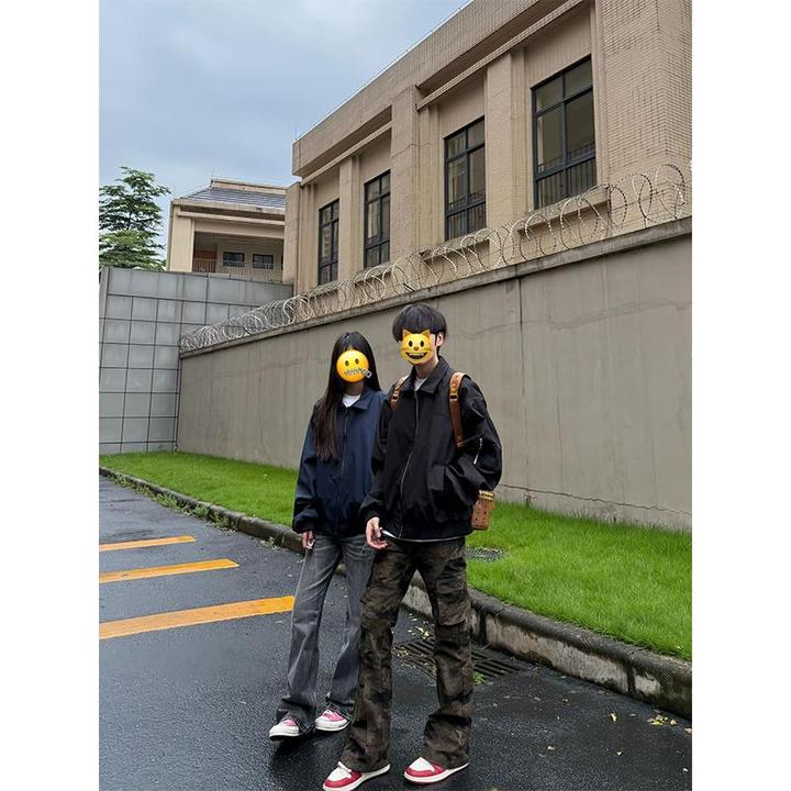 Cra美式短款ma1飞行员夹克男春秋bomber外套小众设计感翻领棒球服