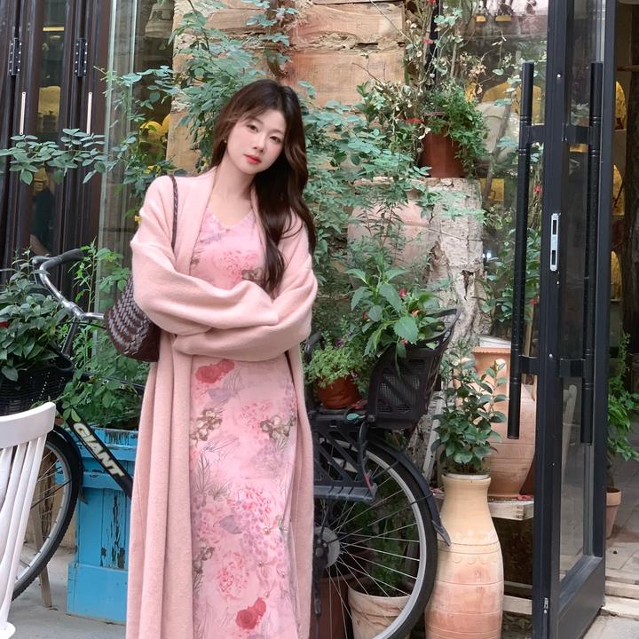 EIA一尧【蔷薇花园】毛织外套气质慵懒秋冬韩版保暖开衫日常百搭女