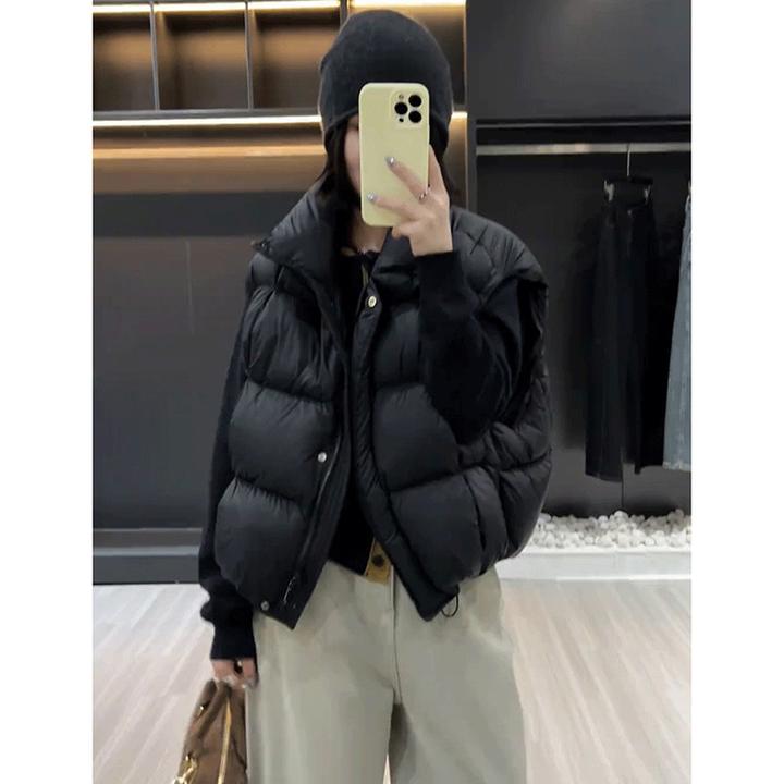 巨好看的棉服马甲女款2025秋冬新款爆款宽松外穿洋气时髦马夹外套