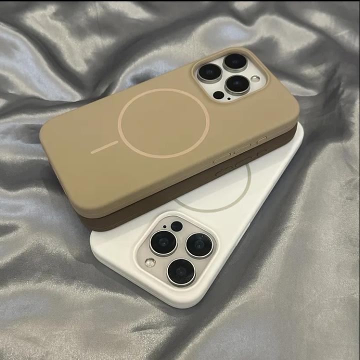 肤感细圈磁吸适用苹果16Promax手机壳iPhone15Pro液态14硅胶13/17