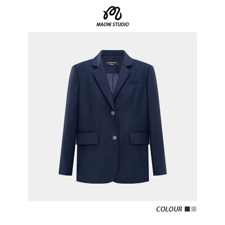 毛妮LADIESFIRST【浅淡柔和】气质时髦西装外套女高级感西服L2307