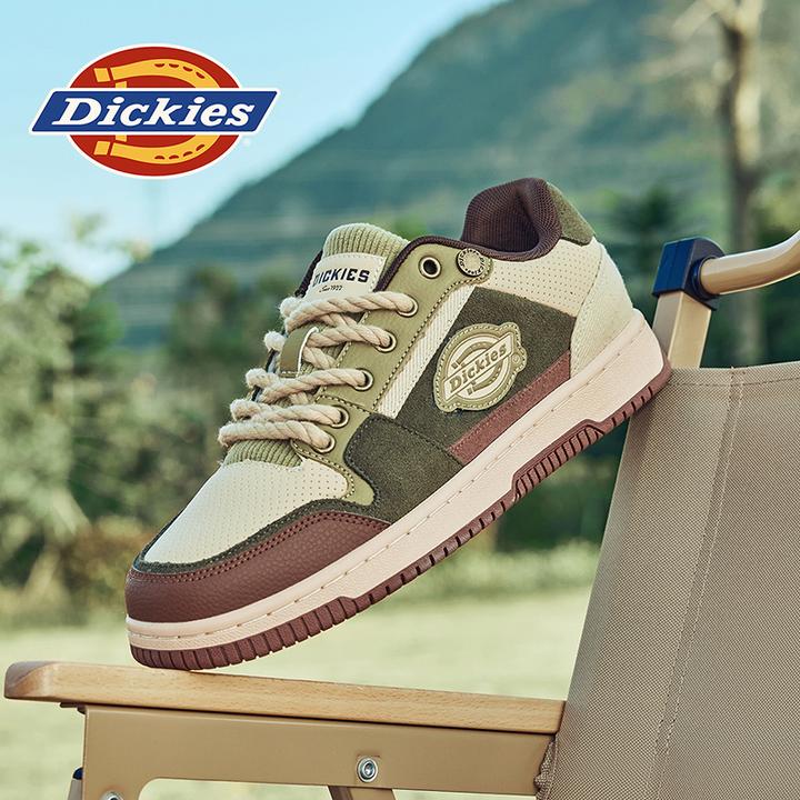 Dickies2025新款男鞋百搭透气板鞋低帮鞋潮流男士时尚休闲潮鞋子