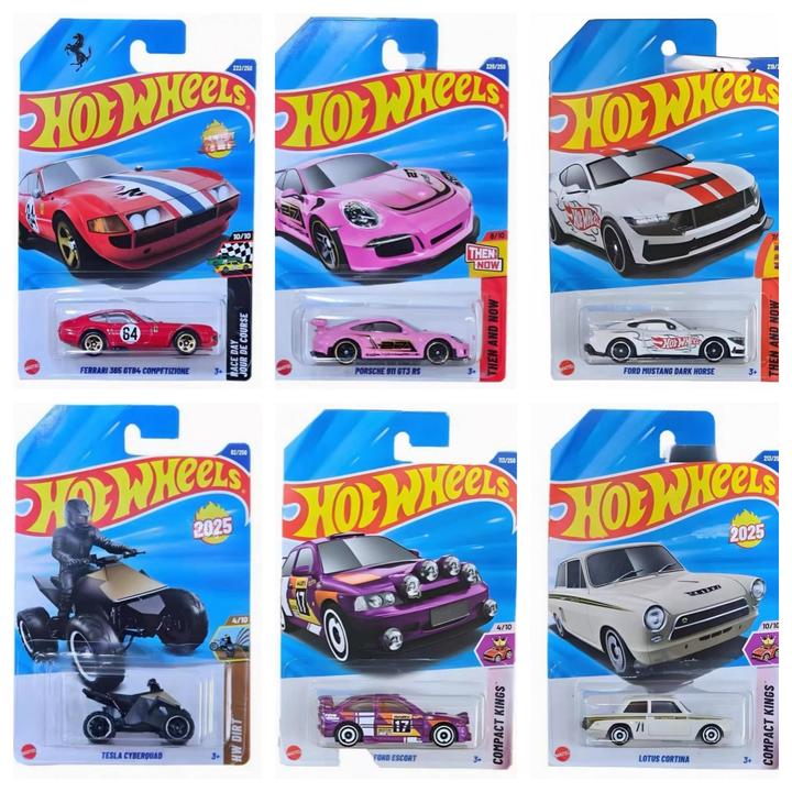 25L/M风火轮C4982火辣合金小跑车玩具法拉利保时捷布加迪小车