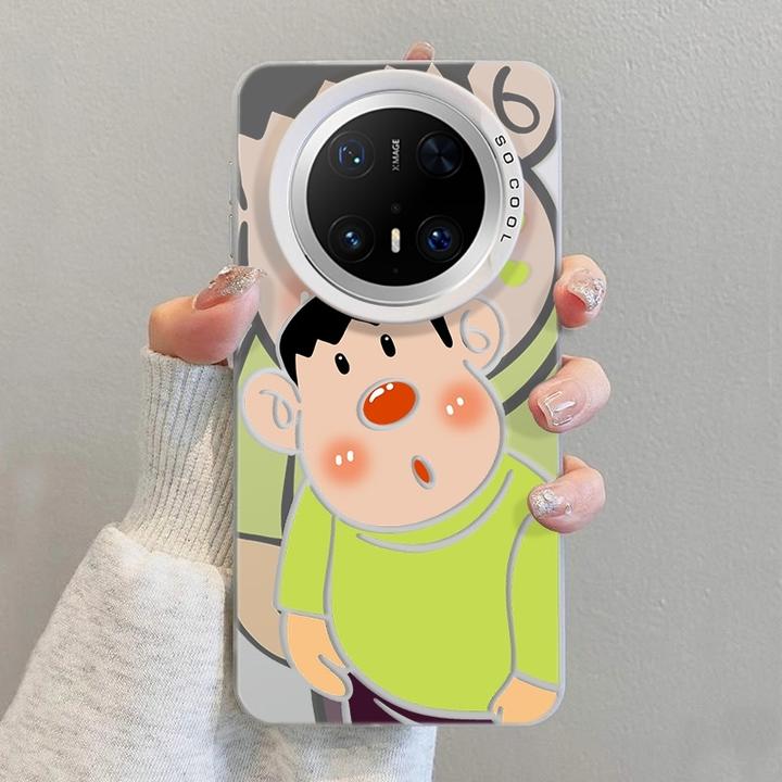 绿衣胖虎华为mate60pro手机壳mate70创意P70/60/50磨砂小众防摔