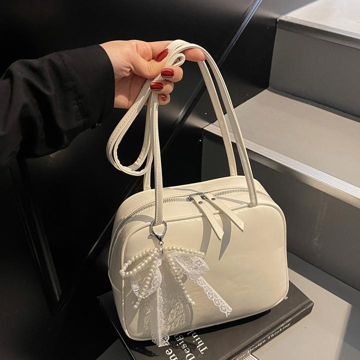 韩版小众腋下小方包女2024新款时尚简约单肩包休闲手提单肩公文包