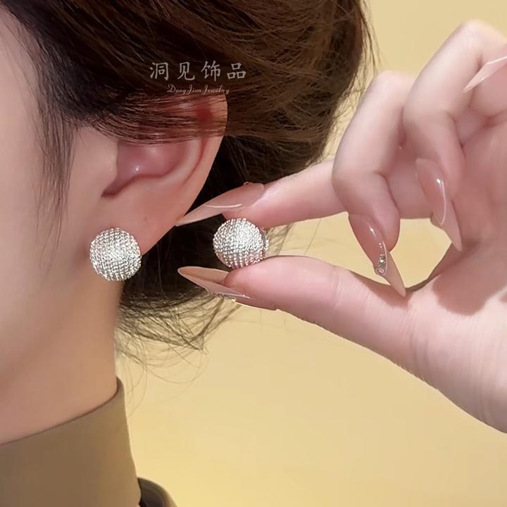 【月亮城堡】-百搭设计感耳环个性气质欧美简约ES585
