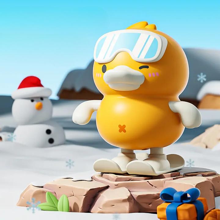 儿童发条跳跳鸭上链滑板小鸭子玩具6-12个月宝宝男孩女孩1-2-3岁