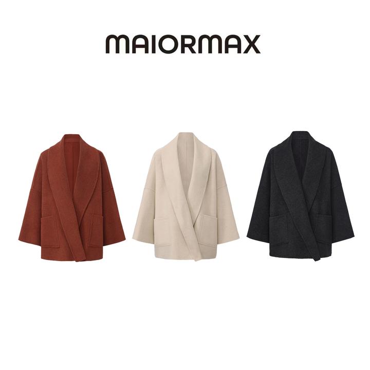 【闲阔柔栖3】2025年秋冬新款爆款高级感流行气质毛呢外套羊毛大衣