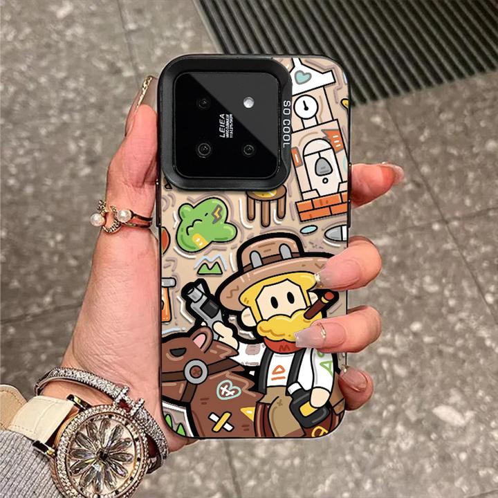 西部牛仔适用于小米17手机壳17pro外壳15新款14彩银13防摔保护套