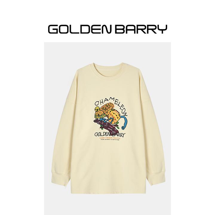 GOLDENBARRY|260186变色龙涂鸦印花卫衣