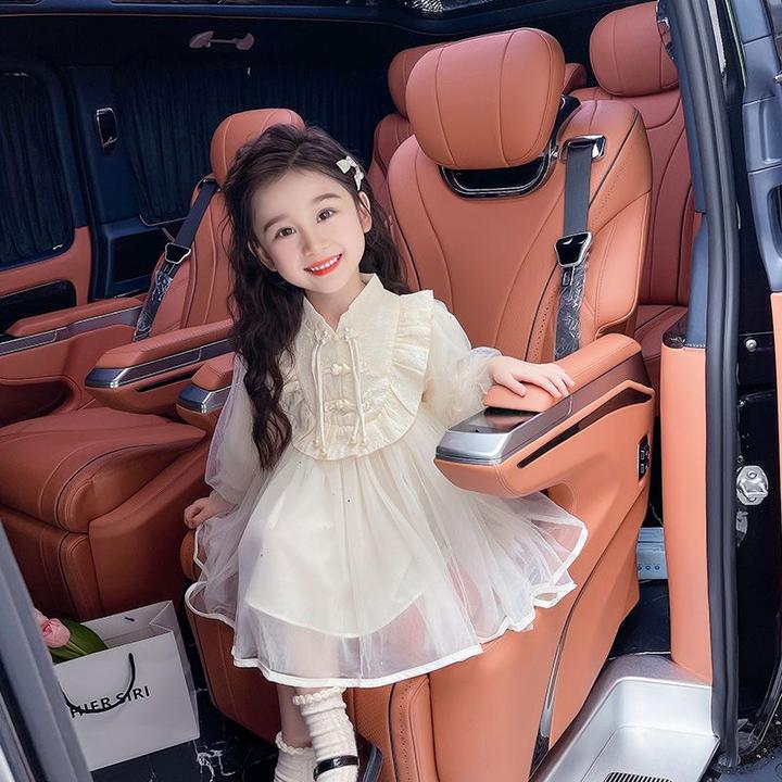 公主裙女童秋装连衣裙2025新款汉服儿童春秋款礼服女宝宝洋气裙子