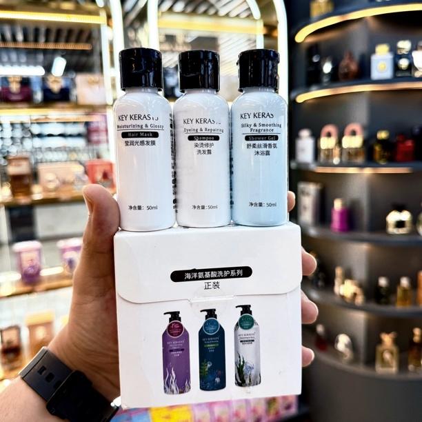 Kcsss-香氛洗护50ml*3 洗发、护发、沐浴