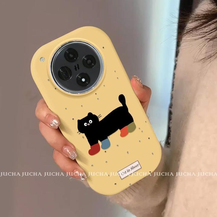 穿袜子猫咪适用oppofindx8s手机壳卡通可爱OPPOfindx8s全包外壳