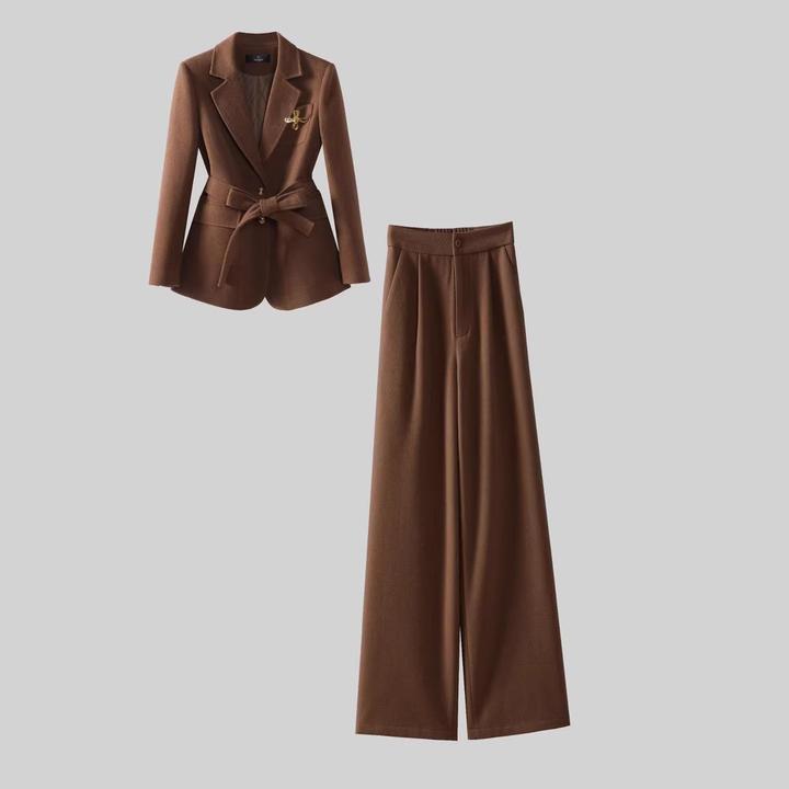 工作室原创〈纪朵研〉1560法式休闲风休闲气质复古轻奢时尚套装