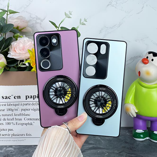 适用vivos17手机壳vivos17pro保护套最新款男女支架防摔硅胶全包