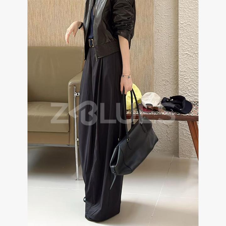 Z.blues【加厚杨桃裤】自带腔调修饰腿形秋冬弯刀裤YZYLJR9865