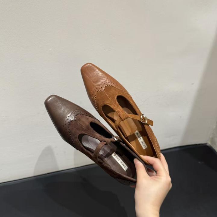 复古玛丽珍高跟鞋法式网红内增高单鞋女2025年秋季新款时尚小皮鞋