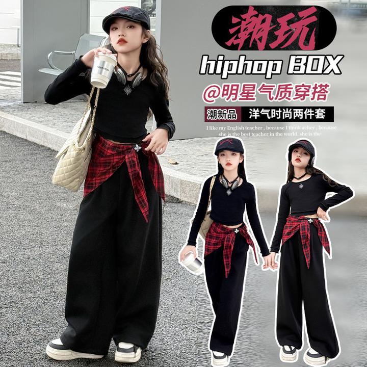 女童装2025新款儿童洋气宝宝ins运动爆款秋冬韩版2024小孩潮款