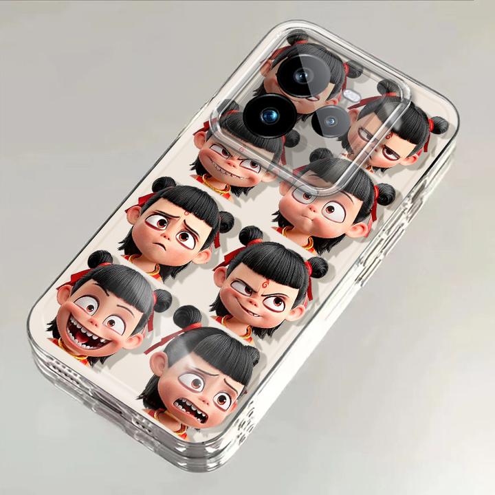 哪吒表情包适用realme真我GT7Pro手机壳新款真我GT7防摔透明新款