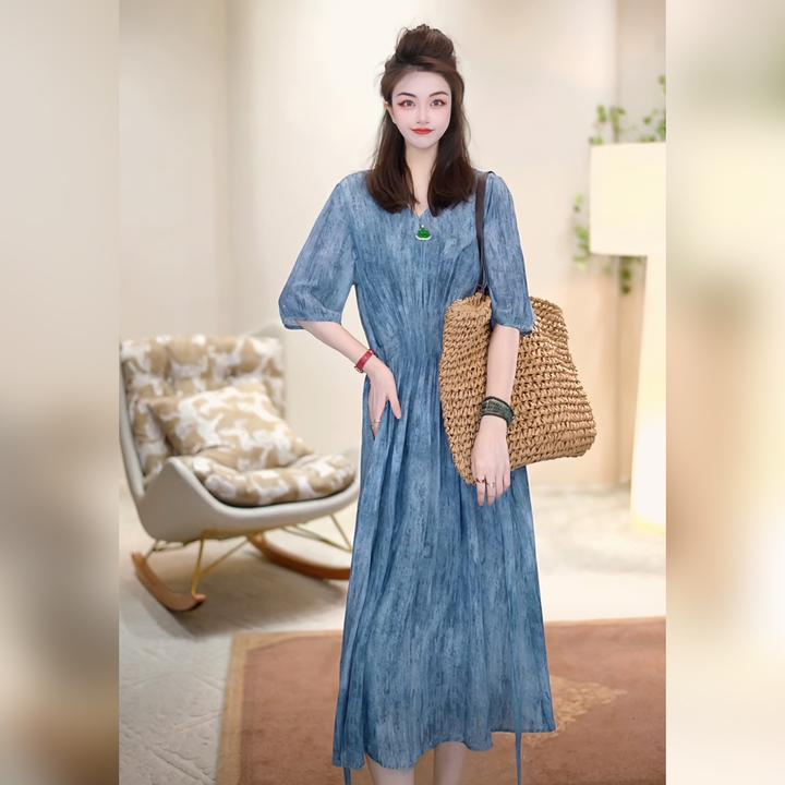 【Linda姐高端线】春夏新款法式复古高奢气质连衣裙AA5LYH1138