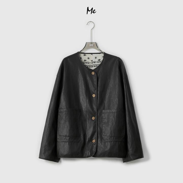 ME【日内瓦】os廓形复古中性轻薄显瘦时尚百搭老钱休闲外套MESA0753